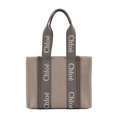 蔻依 CHLOE Medium Woody 手提包 中型 CHC23AS383L17036 灰棕WOODY MEDIUM 防塵袋/保書