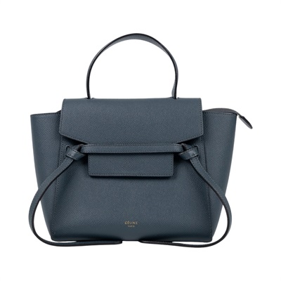 思琳 CELINE 珠地小牛皮 袖珍型 Belt 手袋 189003ZVA 藍NANO BELT BAG 防塵袋/背帶