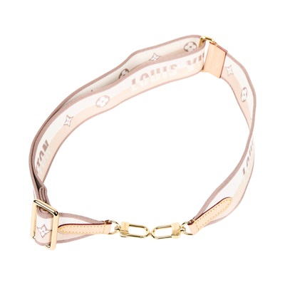 路易威登 LOUIS VUITTON Bandouliere 帆布 肩帶 M26925 米色帆布Bandoulière 無附屬品