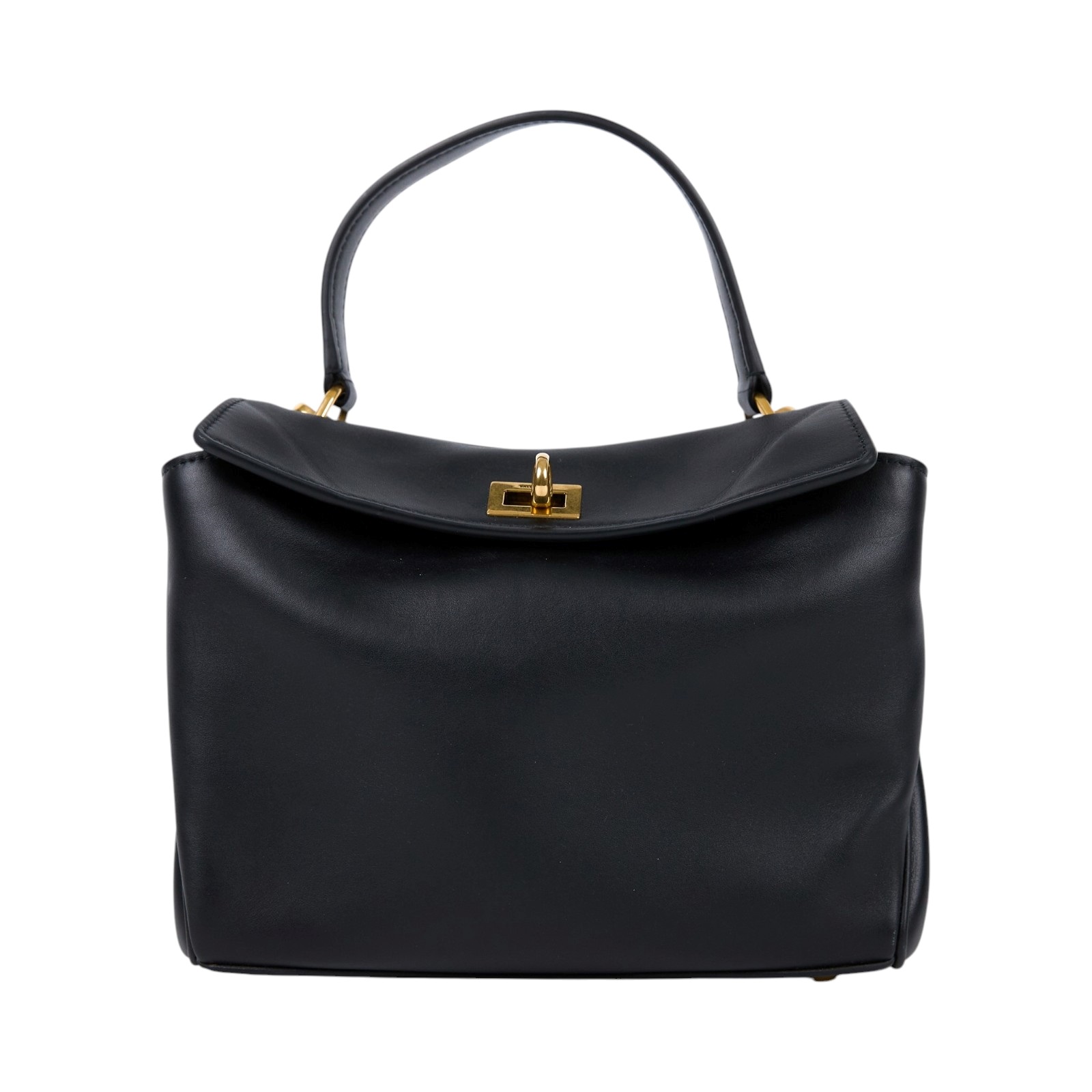 巴黎世家 BALENCIAGA Rodeo Mini 手提包 金色五金 7954562AA4V 黑金RODEO MINI 防塵袋/背帶/吊牌