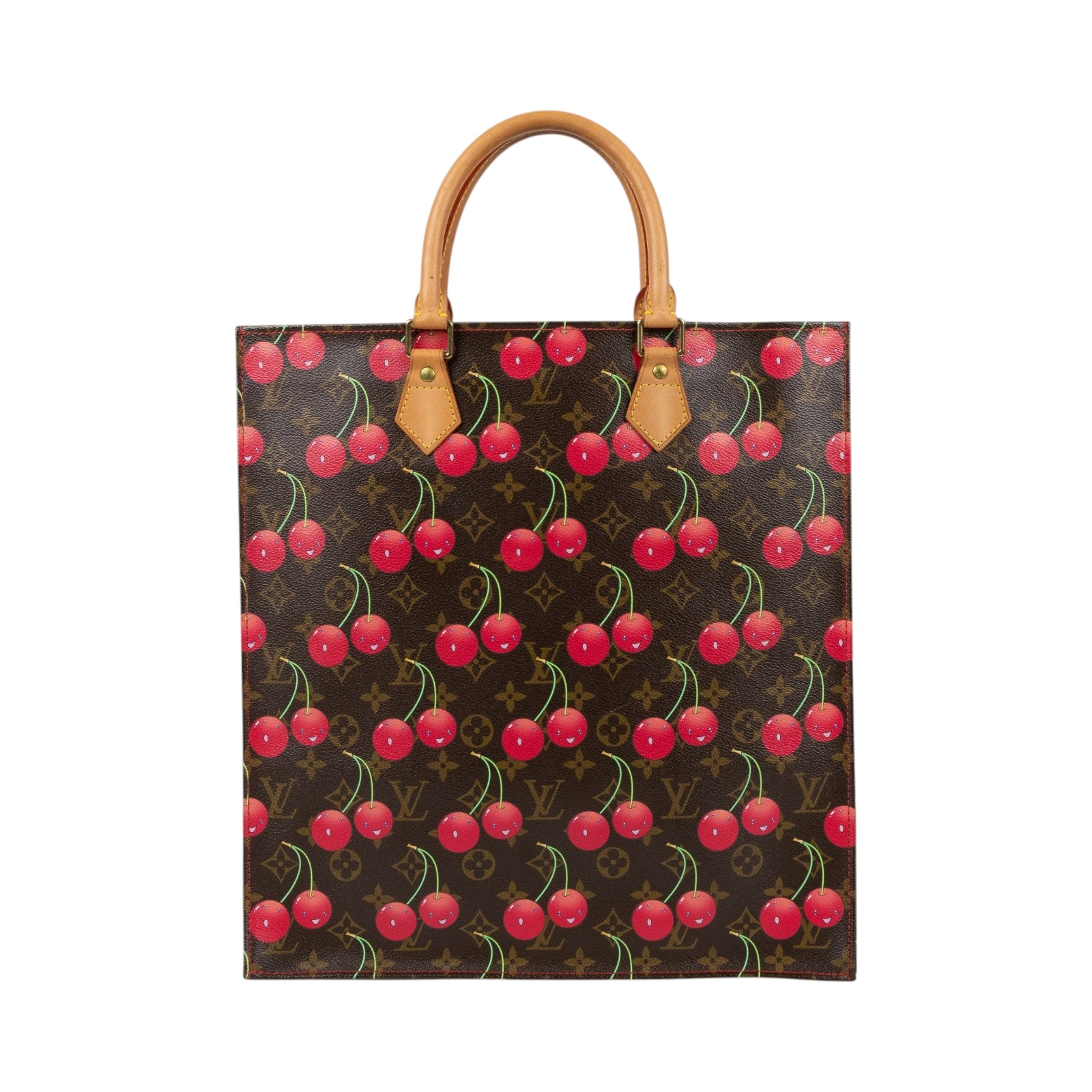 路易威登 LOUIS VUITTON Sac Plat 村上隆 聯名 櫻桃 托特包 M95010 村上隆聯名櫻桃托特包 防塵袋
