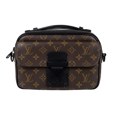 路易威登 LOUIS VUITTON S Lock 郵差包 塗層帆布 M45806 晶片款 棕原花S Lock郵差包 防塵袋/購買證明