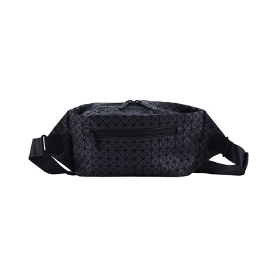 三宅一生 ISSEY MIYAKE BAOBAO 斜背包 胸包 BB52-AG141 黑幾何腰包 無附屬品
