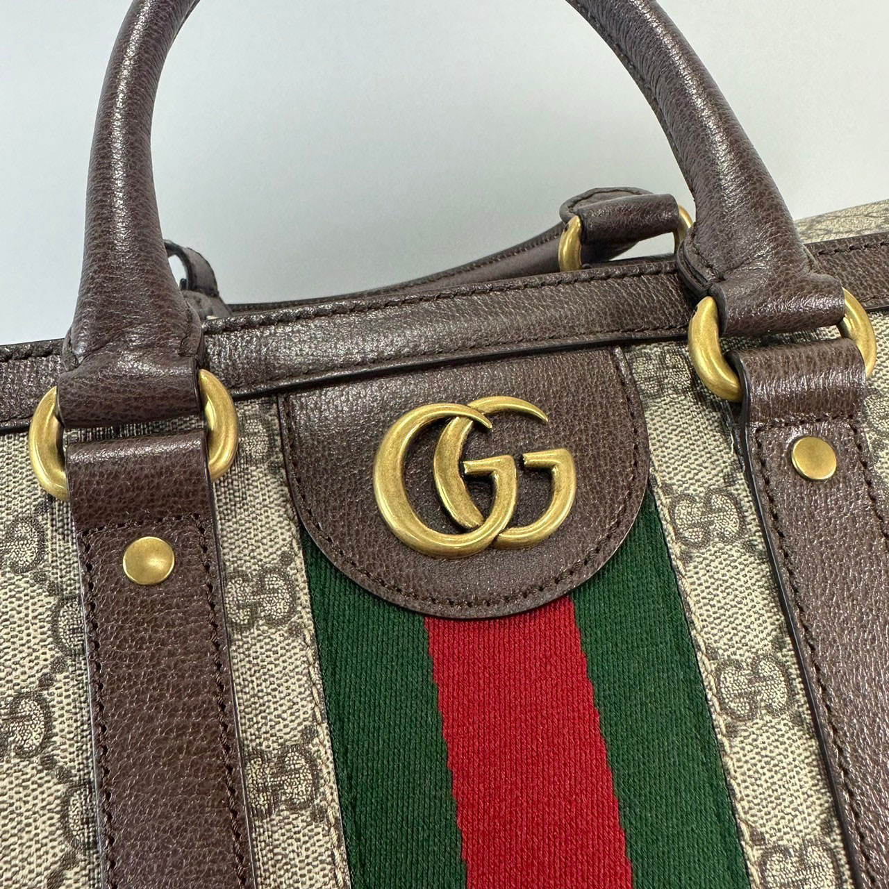 古馳 GUCCI Savoy 大型 旅行袋 724567 GG紋行李袋 防塵袋/背帶/鎖組/行李吊牌