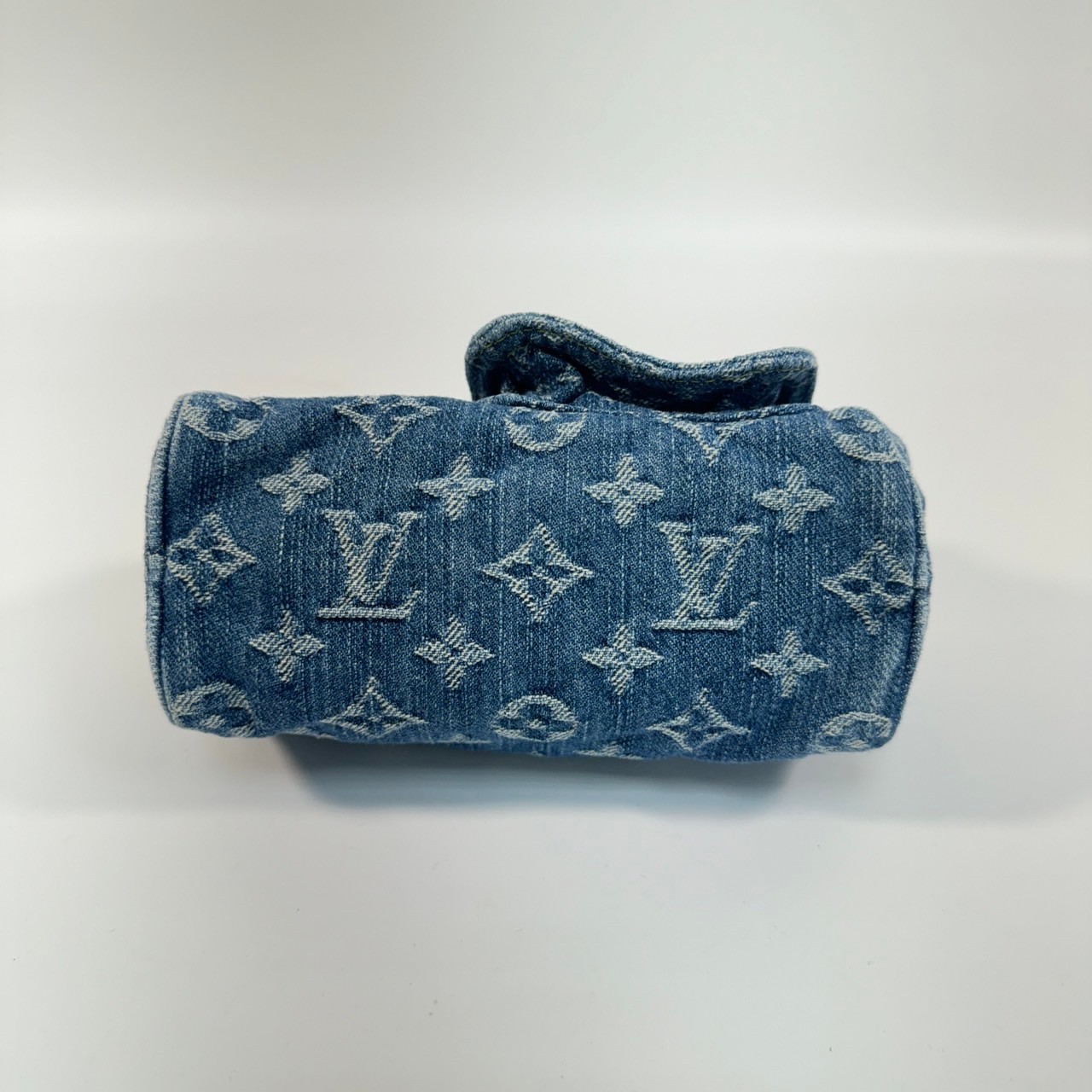 路易威登 LOUIS VUITTON LV Remix Nano Speedy 石洗 丹寧 肩背 手提包 M82950 晶片款  原廠盒子/防塵袋/購買證明