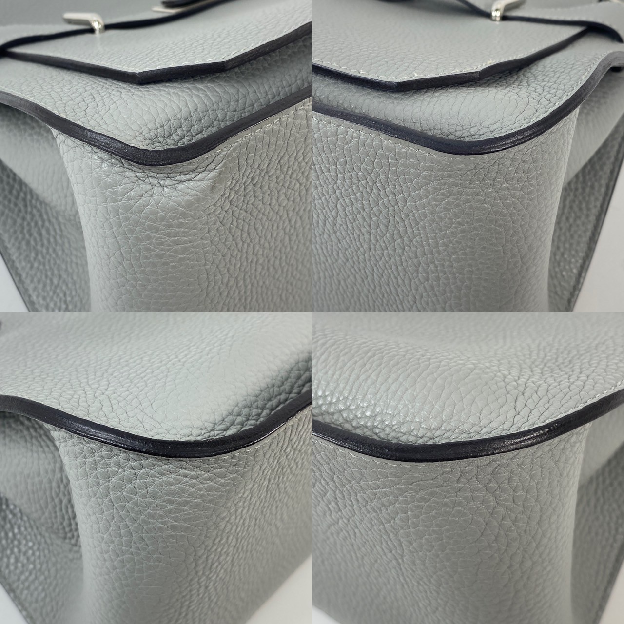 愛馬仕 Hermès Jypsiere 吉普賽包 31 JY31 A刻 灰拚藍JYPSIERE31 防塵袋