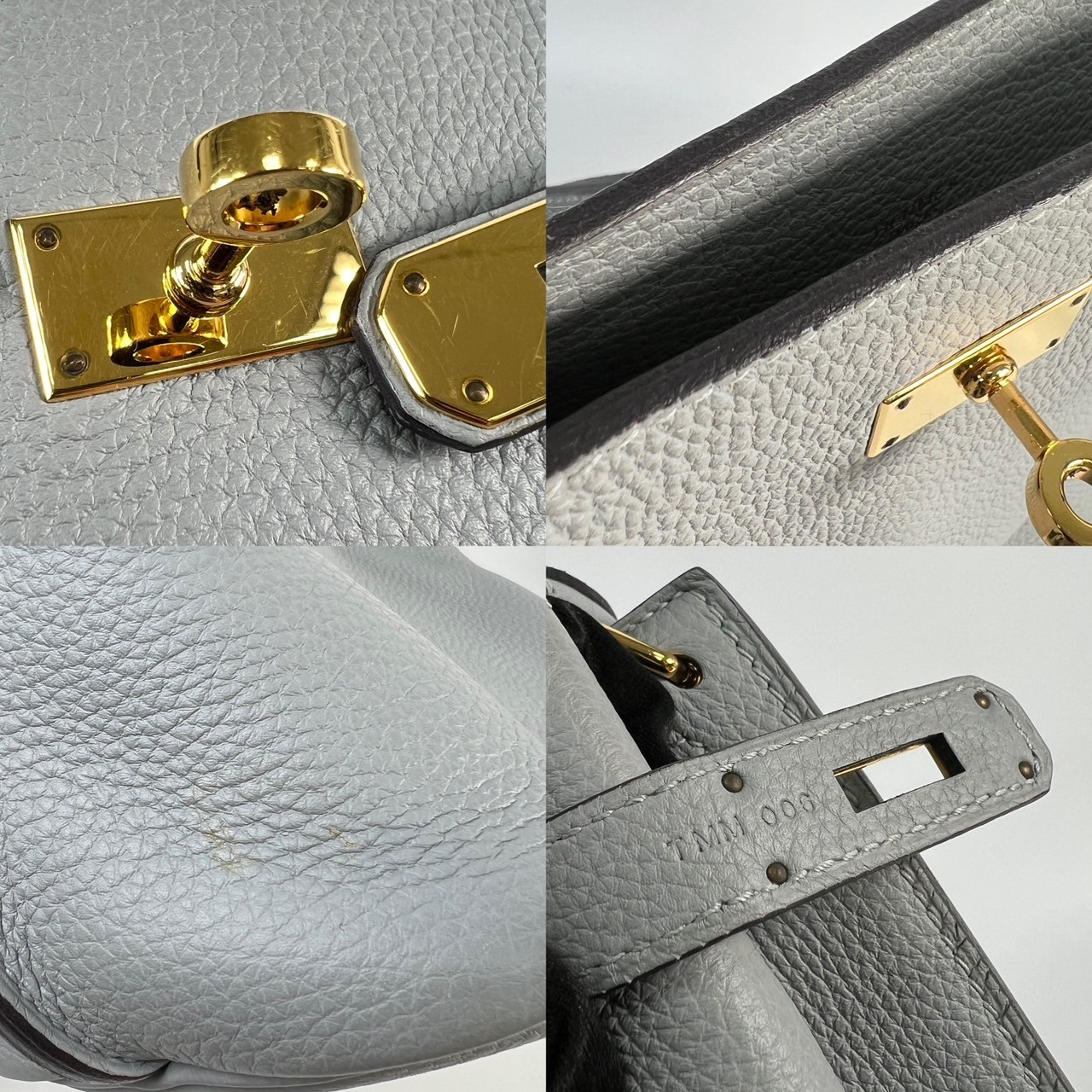 愛馬仕 Hermès So-Kelly Bag 凱莉水桶包 22 SOKL22 T刻 冰河藍SO KELLY 22CM 原廠盒子/防塵袋