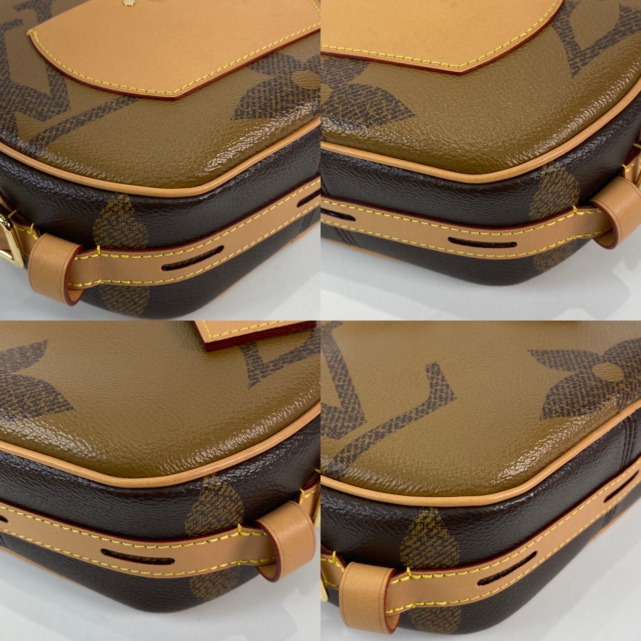 路易威登 LOUIS VUITTON Boite Chapeau Souple MM 大logo圓型肩背包 M44604  DUSTBAG/購買證明/鎖組