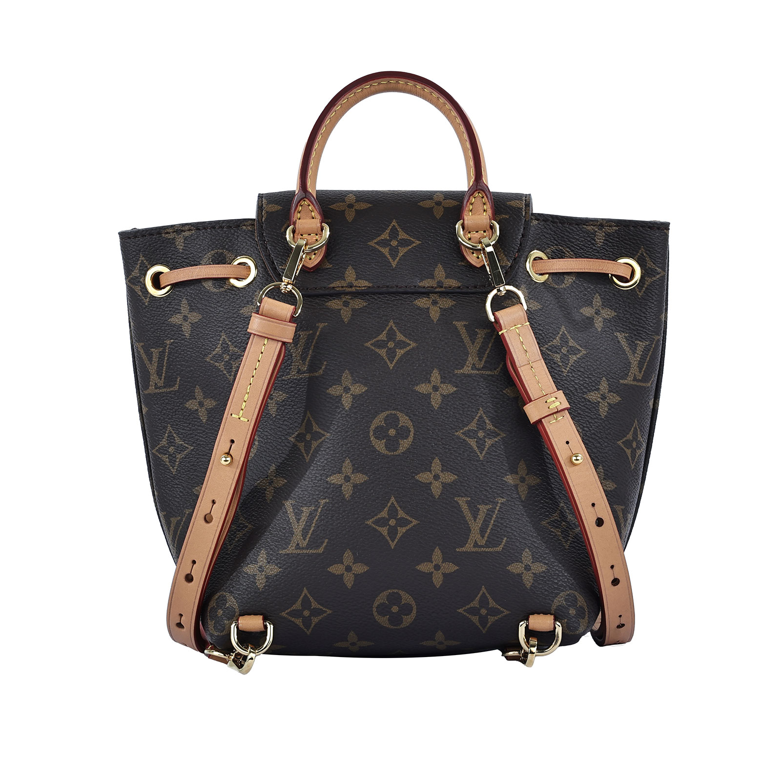 路易威登 LOUIS VUITTON Montsouris BB 經典帆布 後背包 M45502 原花MONTSOURIS BB