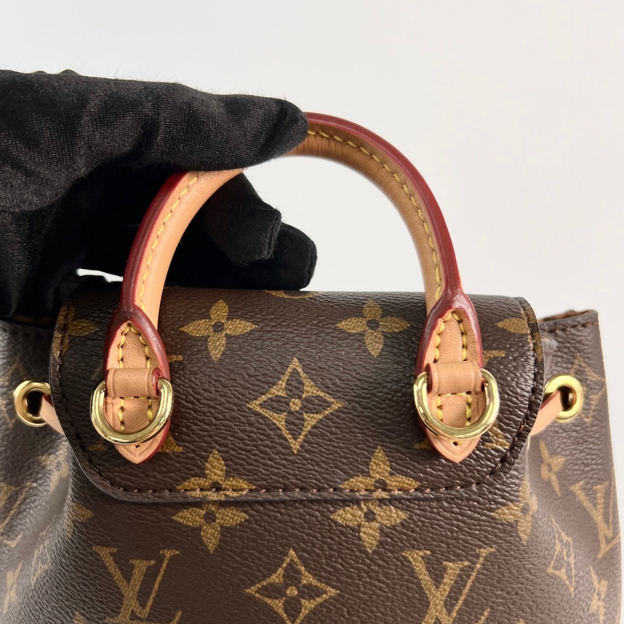 路易威登 LOUIS VUITTON Montsouris BB 經典帆布 後背包 M45502 原花MONTSOURIS BB