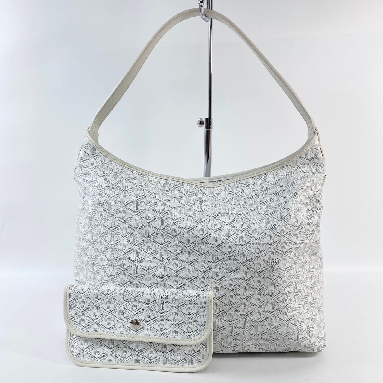 高雅德 GOYARD Bohème Hobo Bag PM 托特包 BOHEMEPMLTY 白HOBO BOHEME PM 防塵袋/購買證明