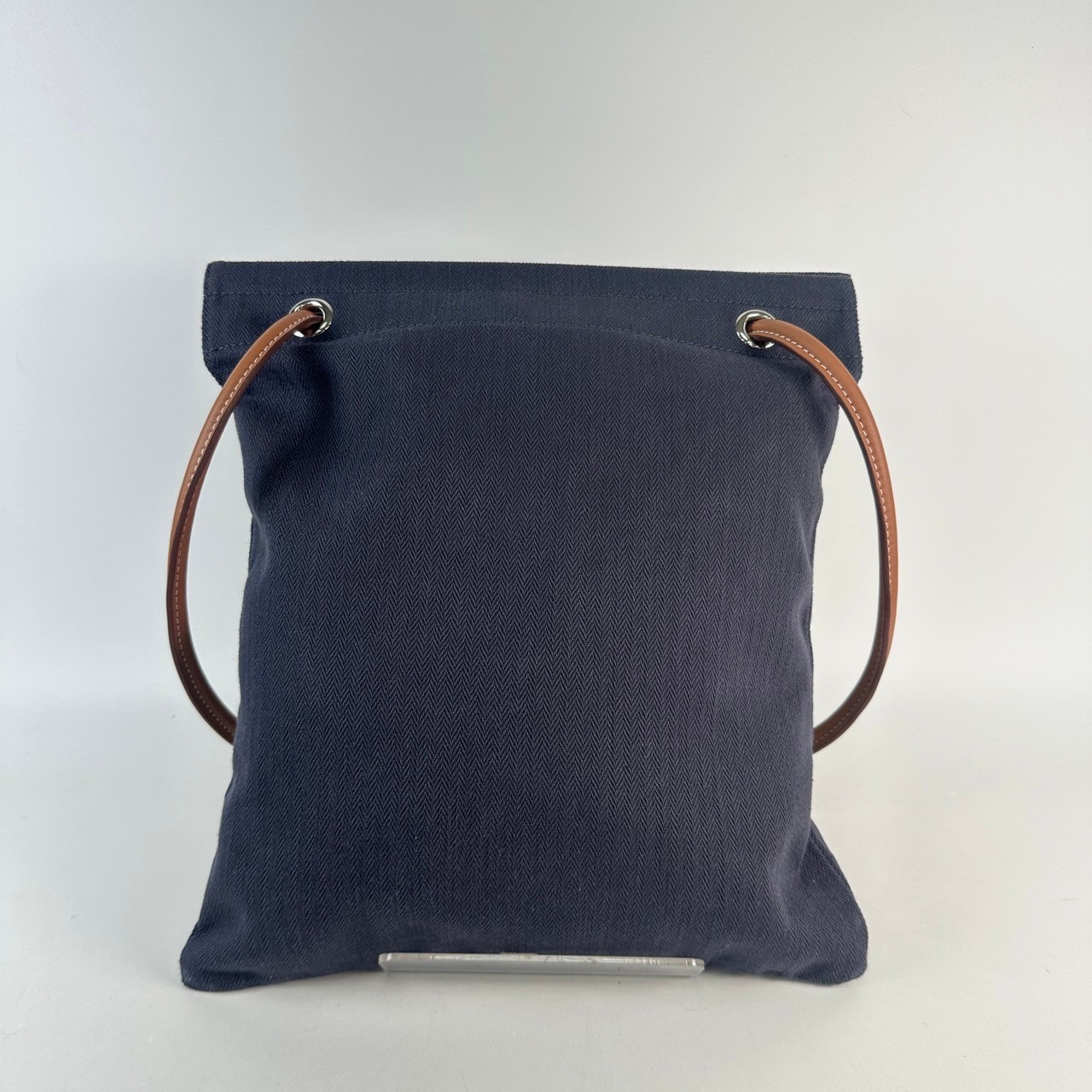 愛馬仕 Hermès Aline Mini 扁包 ALINMI U刻 藍Aline帆布包 無附屬品