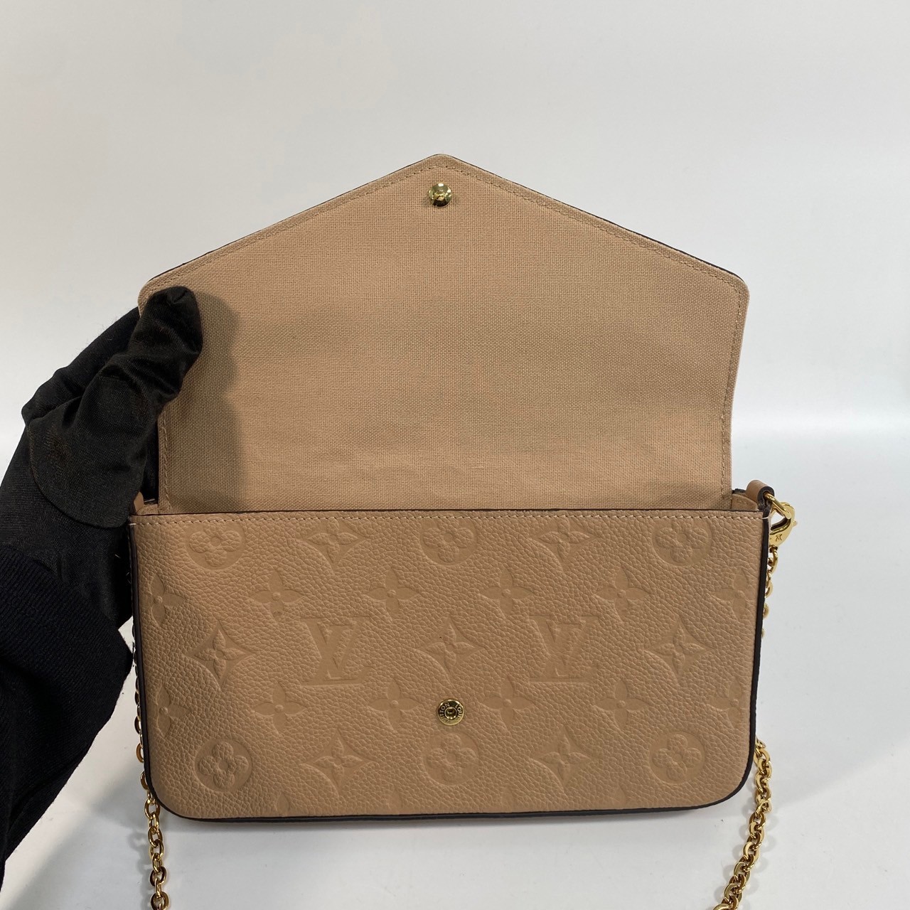 路易威登 LOUIS VUITTON Pochette Félicie 鏈條包 M62299  原廠盒子/防塵袋 /購買證明