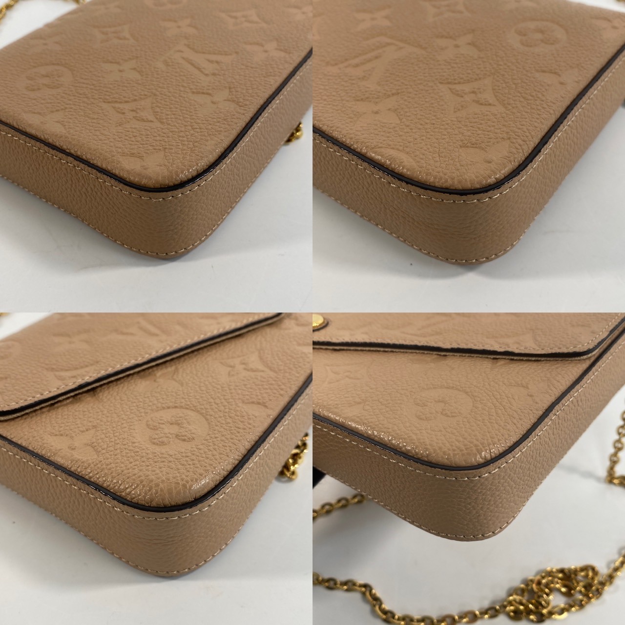 路易威登 LOUIS VUITTON Pochette Félicie 鏈條包 M62299  原廠盒子/防塵袋 /購買證明