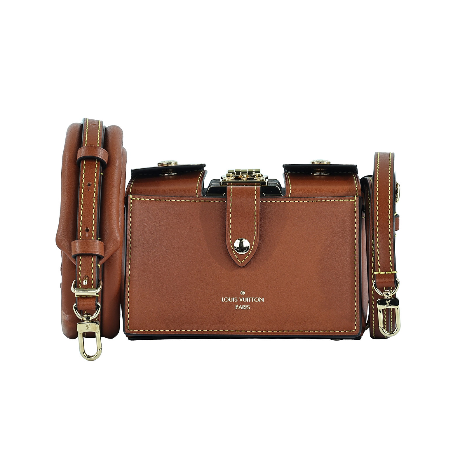 路易威登 LOUIS VUITTON Pic Trunk 相機包 M47116 晶片款 秀款相機包 防塵袋