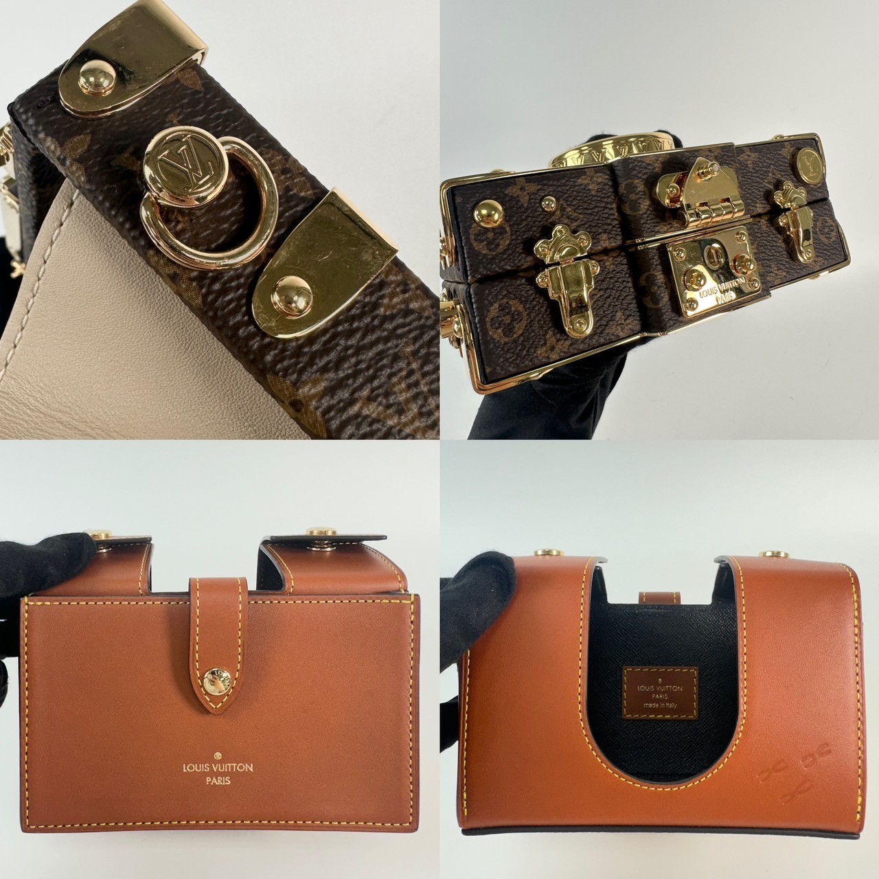 路易威登 LOUIS VUITTON Pic Trunk 相機包 M47116 晶片款 秀款相機包 防塵袋