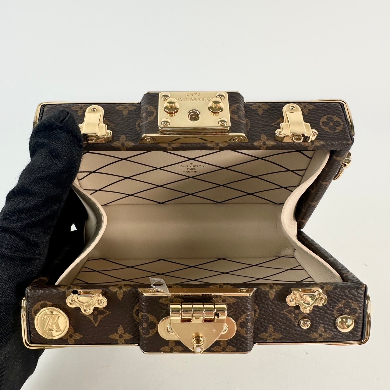 路易威登 LOUIS VUITTON Pic Trunk 相機包 M47116 晶片款 秀款相機包 防塵袋