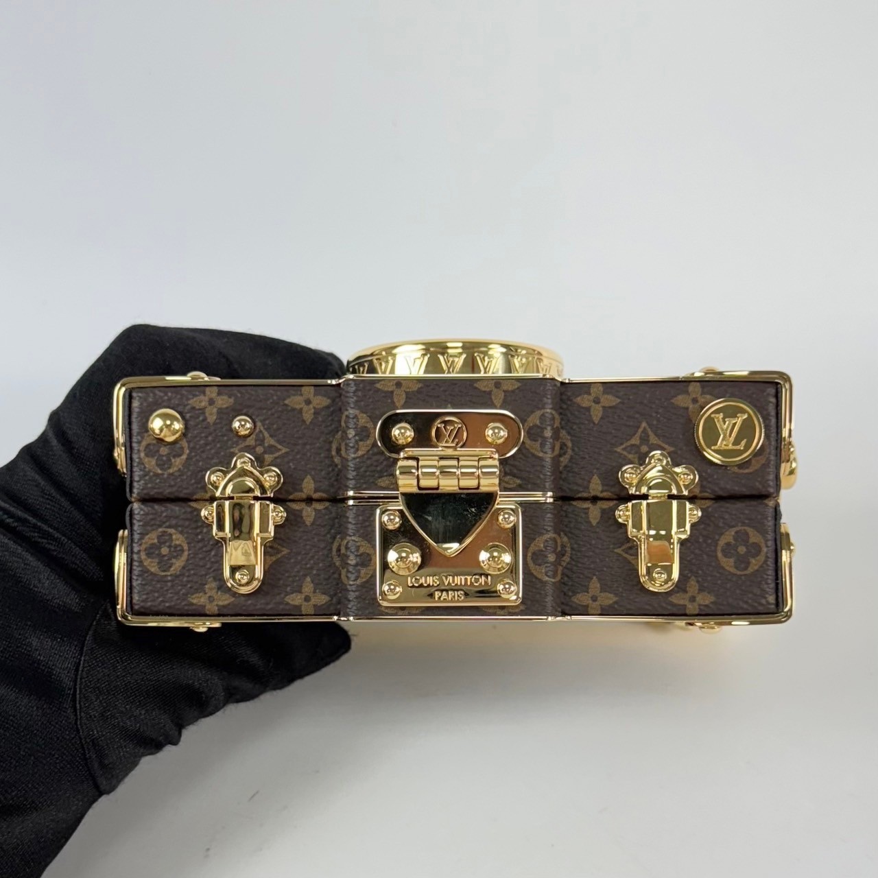 路易威登 LOUIS VUITTON Pic Trunk 相機包 M47116 晶片款 秀款相機包 防塵袋