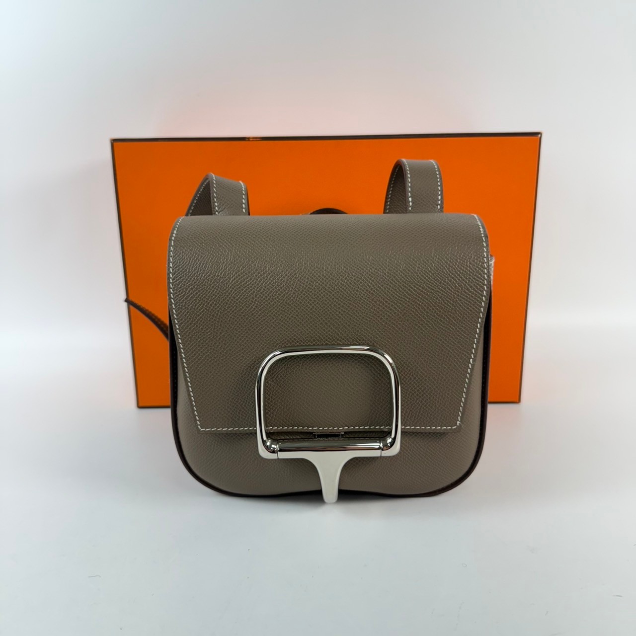 愛馬仕 Hermès Della Cavalleria Mini 迷你 肩背包 DELLAMINI U刻  原廠盒子