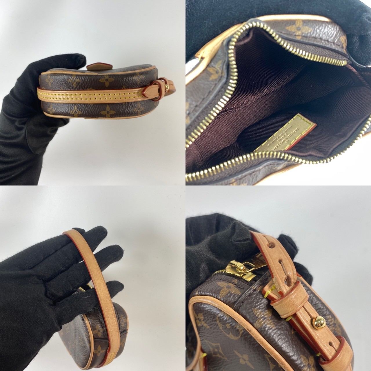 路易威登 LOUIS VUITTON Croissant MM 肩背包 經典帆布 M46828 　原花可頌包 Croissant MM 防塵袋