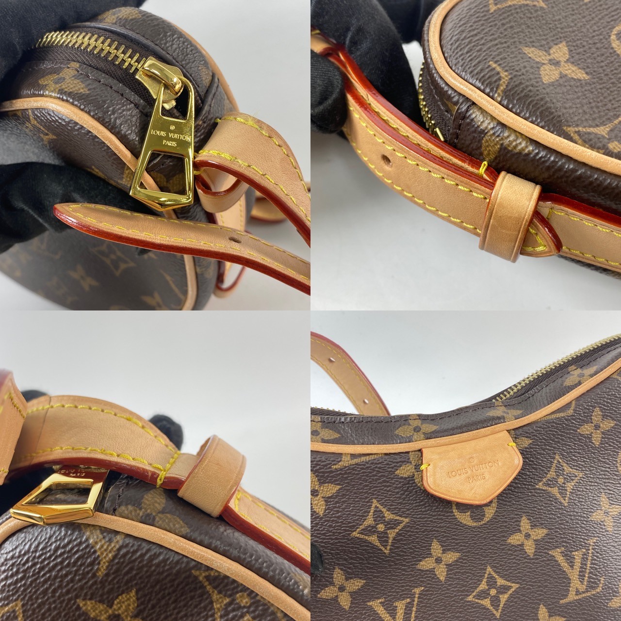 路易威登 LOUIS VUITTON Croissant MM 肩背包 經典帆布 M46828 　原花可頌包 Croissant MM 防塵袋