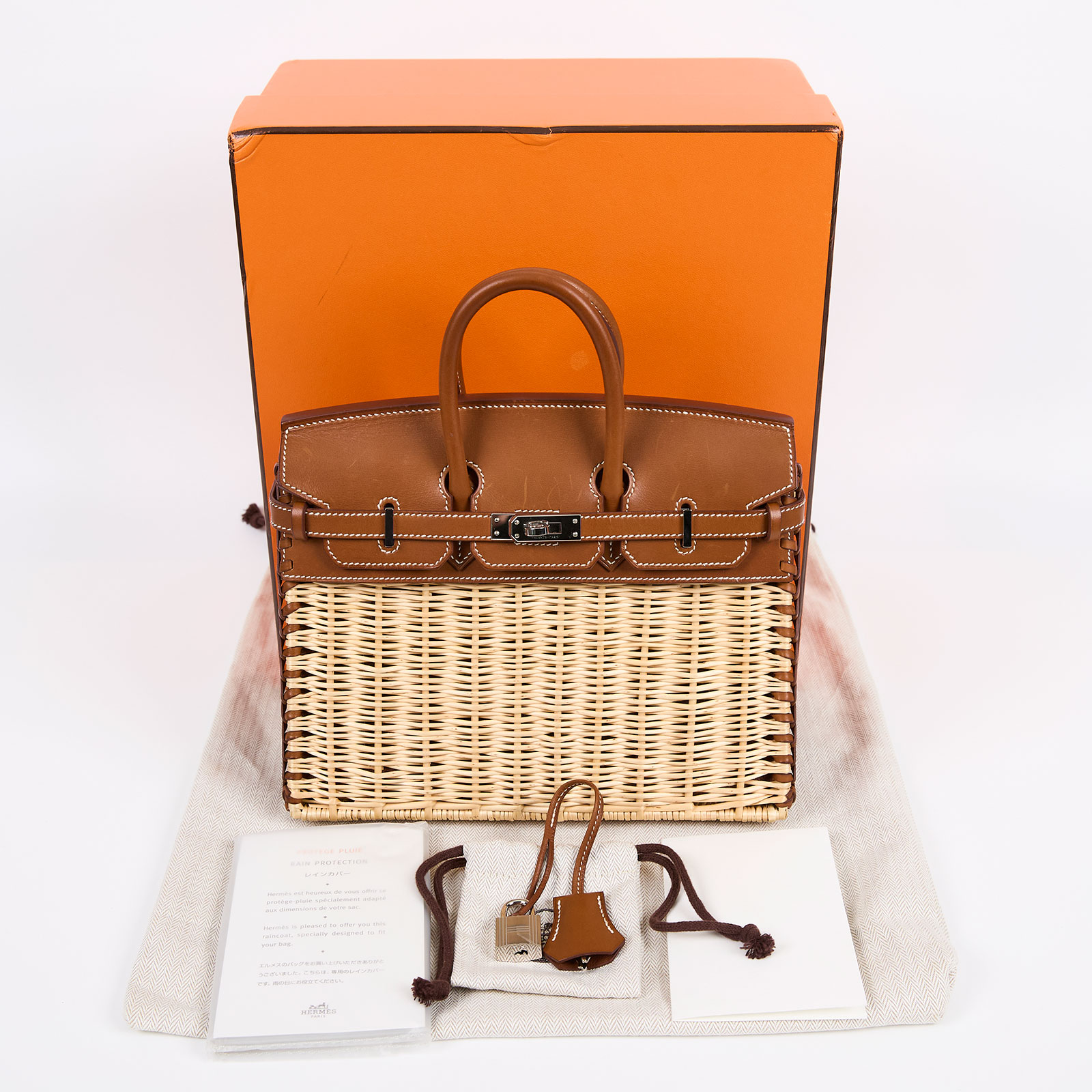 愛馬仕 Hermès Birkin Bag 柏金包 25 BK25 B刻 棕色BIRKIN PICNIC25 原廠盒子/防塵袋/中國購買證明