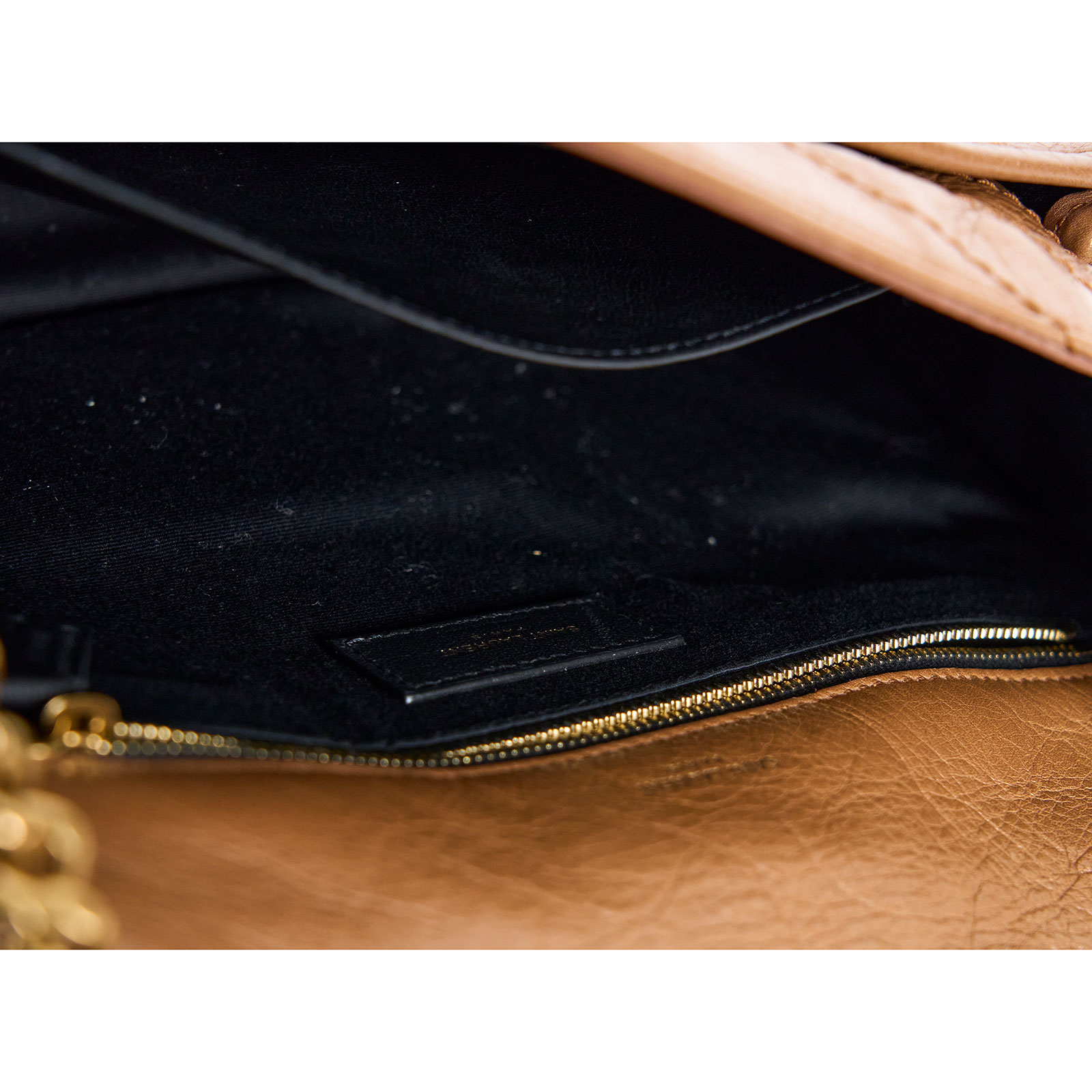 聖羅蘭 YSL SAINT LAURENT Niki 復古皮革 中型手袋 6331580EN04 咖色NIKI 中號 防塵袋