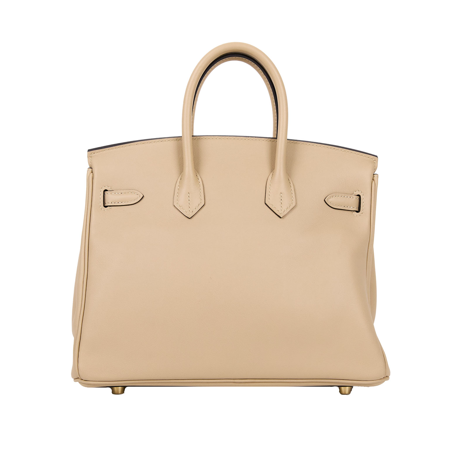 愛馬仕 Hermès Birkin Bag 柏金包 25 BK25 A刻 色號Trench 風衣灰Birkin25 Swift 原廠盒子/防塵袋/鎖組