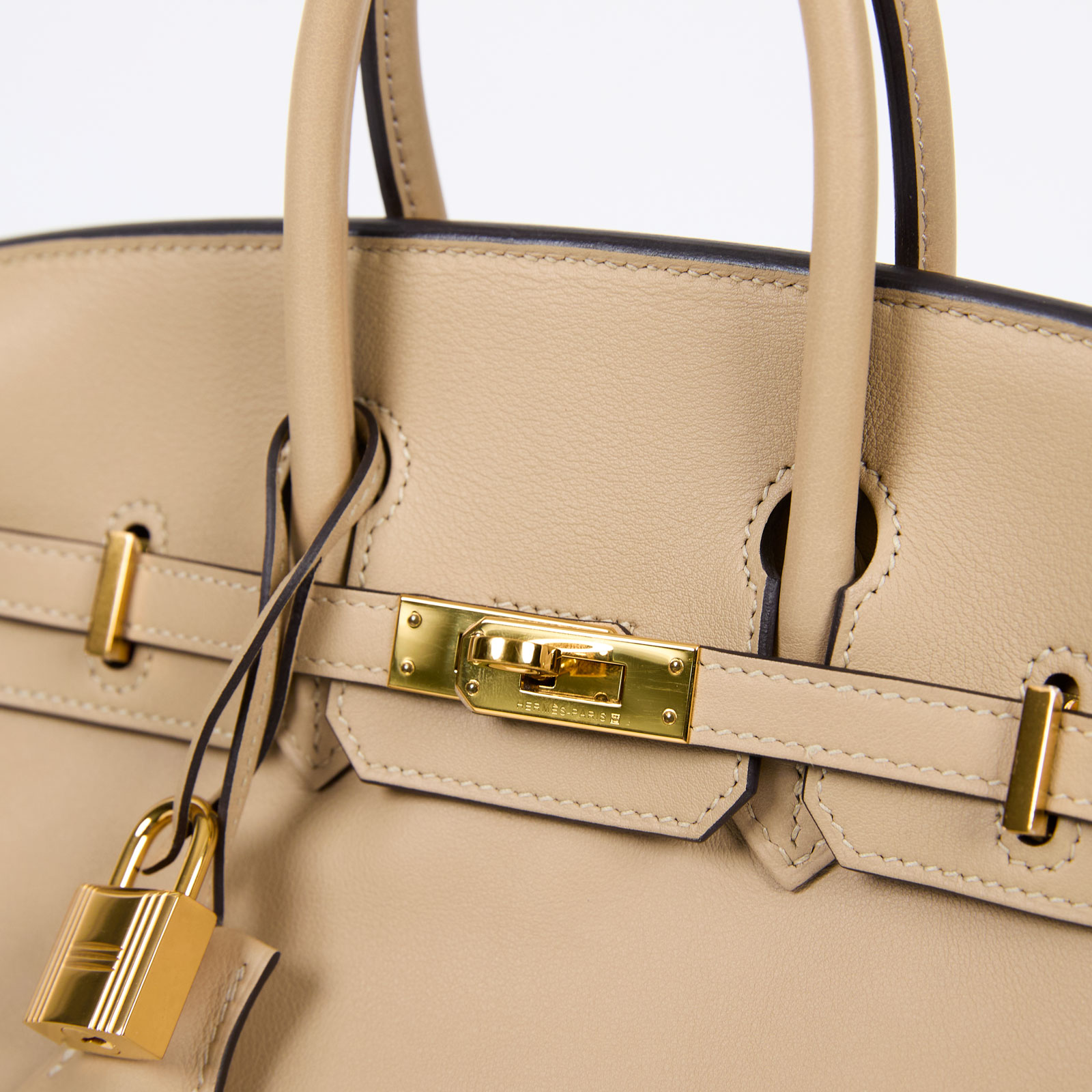 愛馬仕 Hermès Birkin Bag 柏金包 25 BK25 A刻 色號Trench 風衣灰Birkin25 Swift 原廠盒子/防塵袋/鎖組