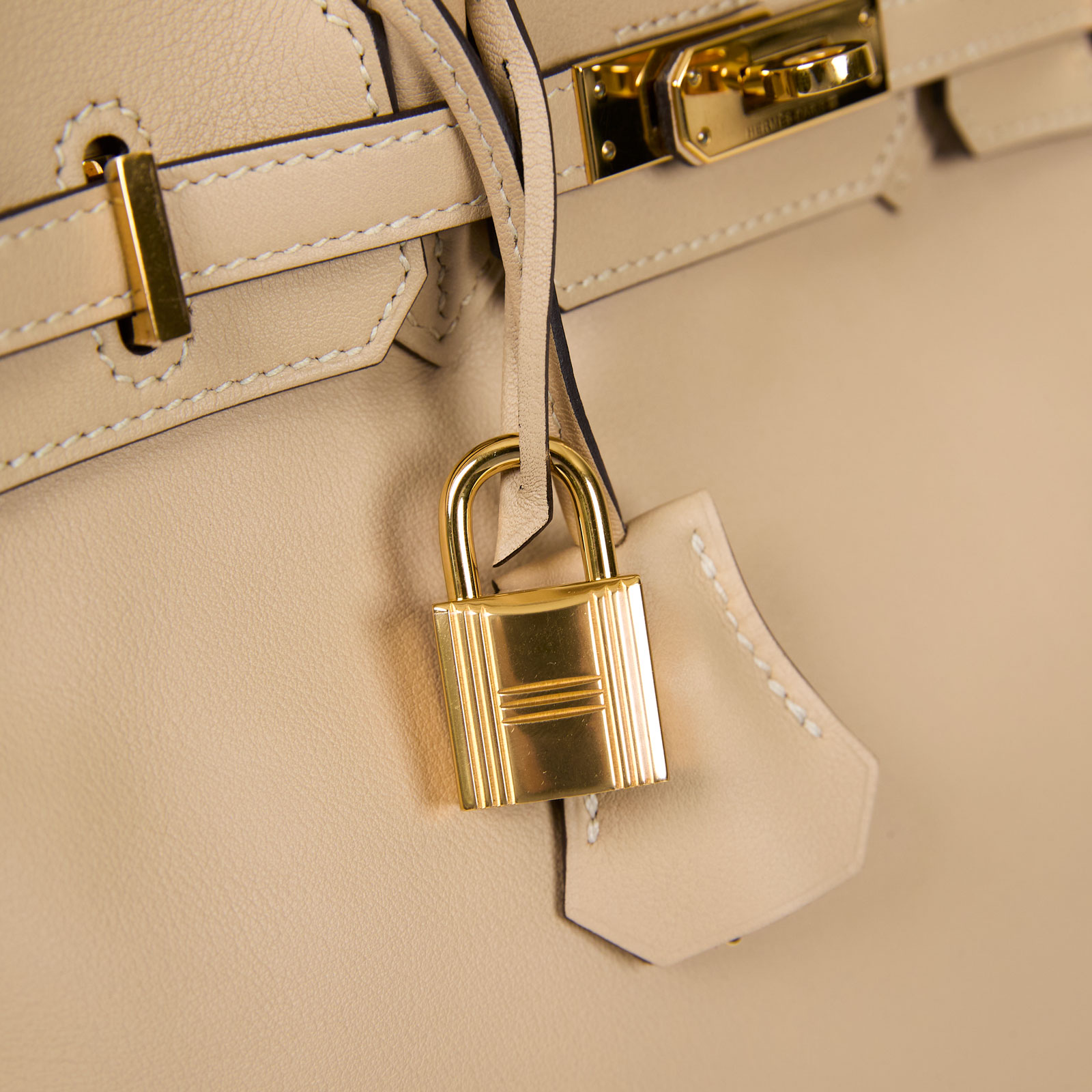 愛馬仕 Hermès Birkin Bag 柏金包 25 BK25 A刻 色號Trench 風衣灰Birkin25 Swift 原廠盒子/防塵袋/鎖組