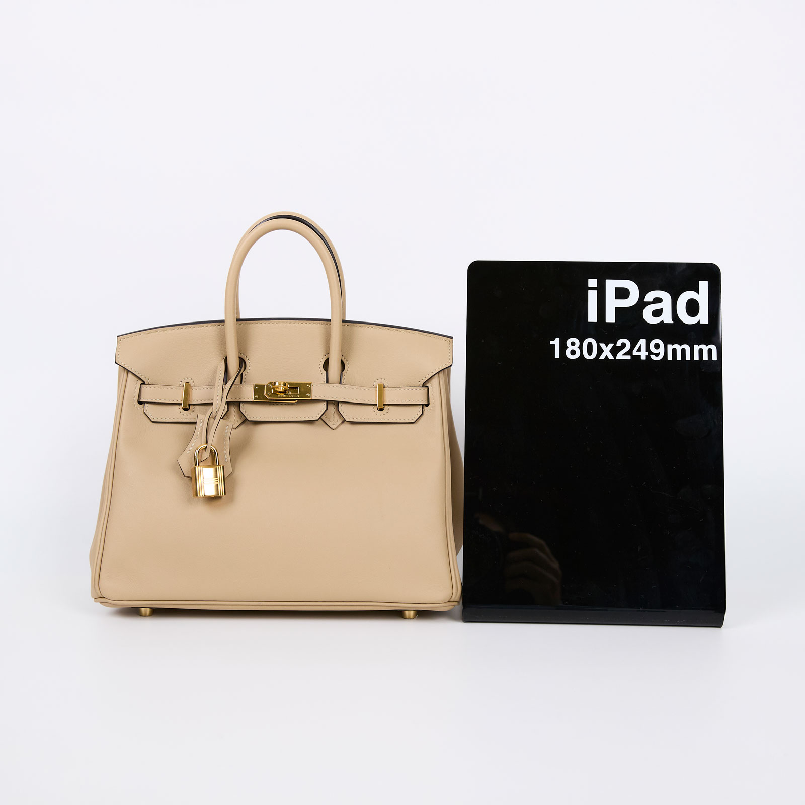 愛馬仕 Hermès Birkin Bag 柏金包 25 BK25 A刻 色號Trench 風衣灰Birkin25 Swift 原廠盒子/防塵袋/鎖組