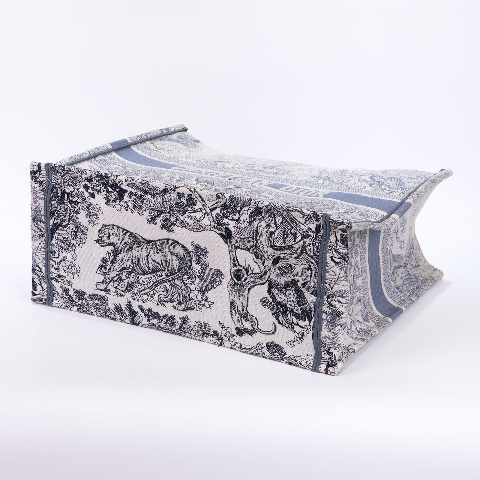 迪奧 CHRISTIAN DIOR Book Tote 中型 托特包 Toile de Jouy M1296ZTDT  防塵袋/保證卡