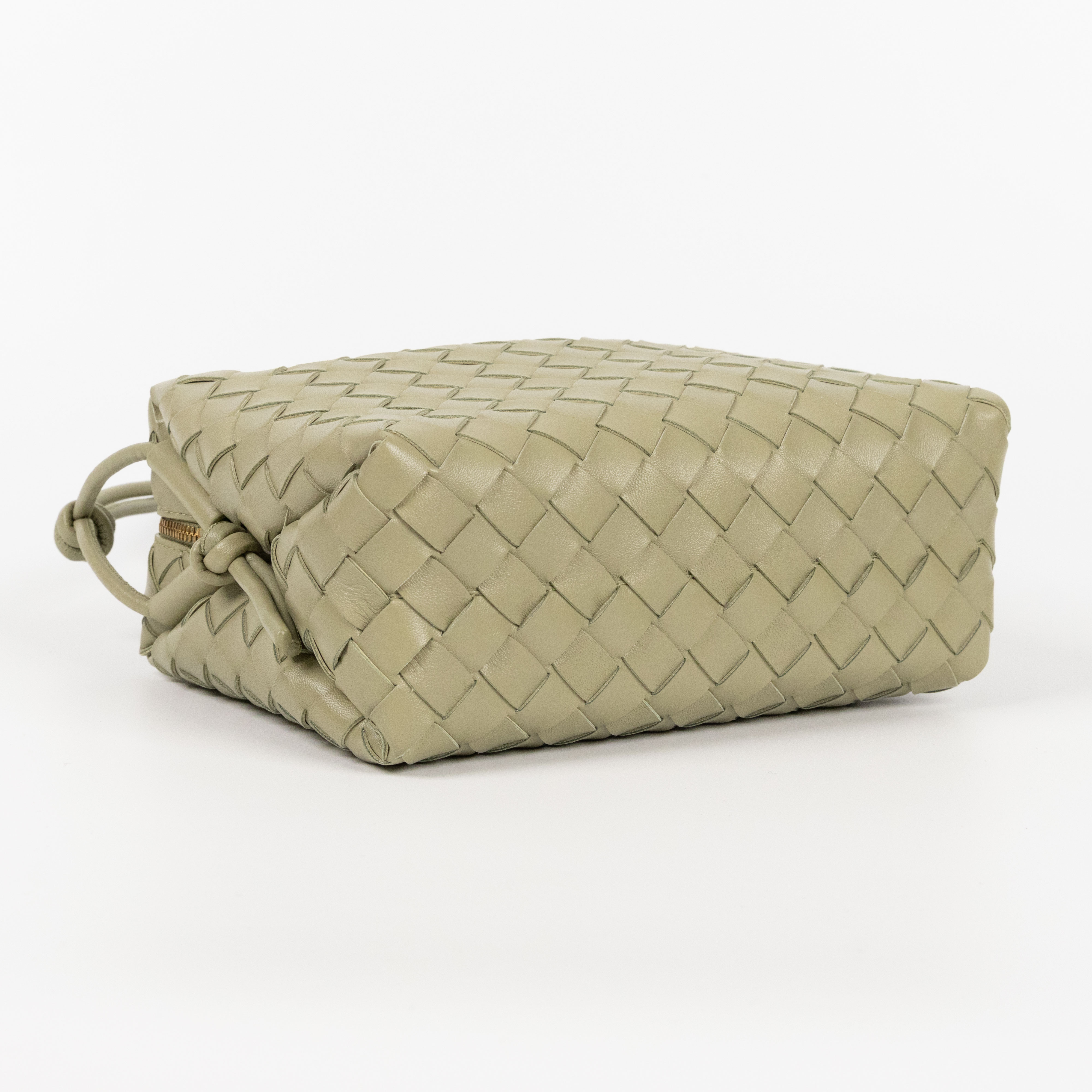 寶緹嘉 BOTTEGA VENETA Loop 相機包 小型 723548 綠LOOP 編織包 防塵袋