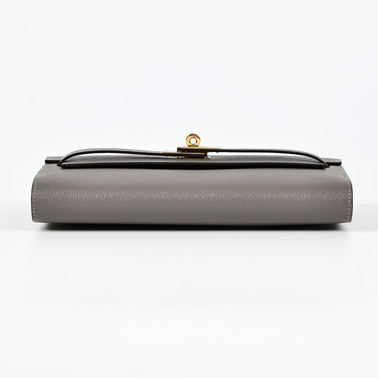 愛馬仕 Hermès Kelly to go 長夾肩背包 KLG U刻 灰KELLY TO GO 原廠盒子