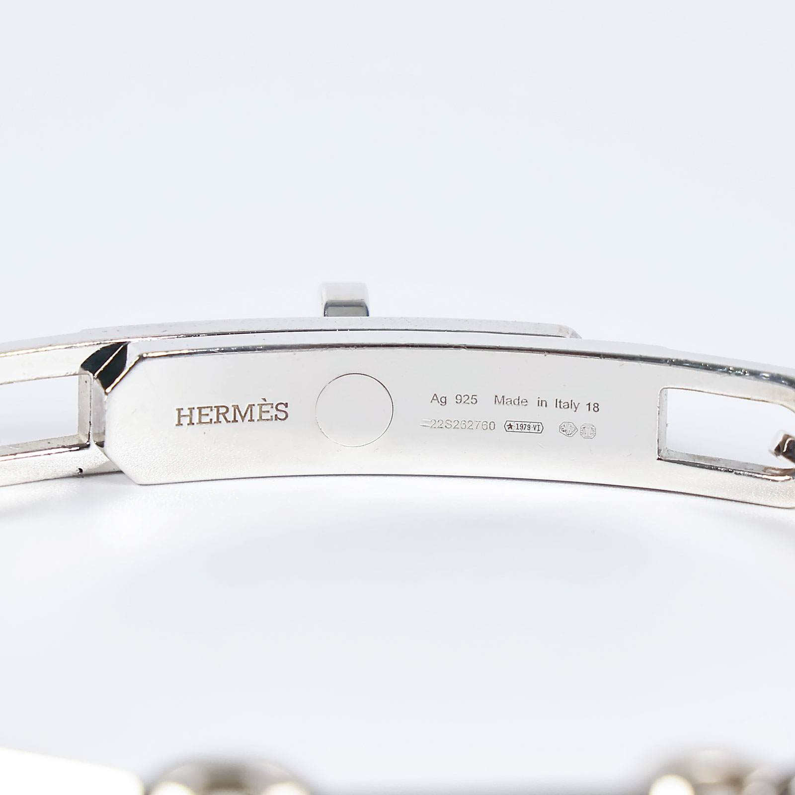 愛馬仕 Hermès Kelly Chaine手鍊 KLCHAINE18 22S262760/ / #18 925 KELLY CHAIN 手鍊 無附屬品