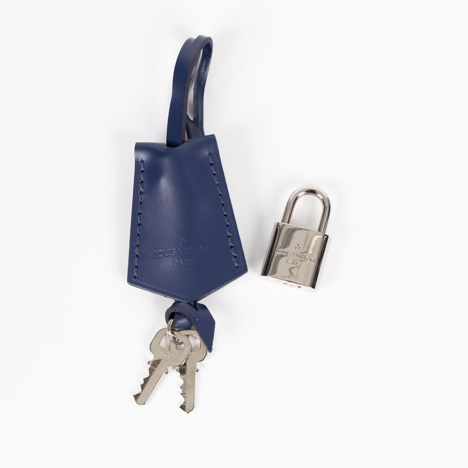 路易威登 LOUIS VUITTON Alma BB 手提包 M40855 藍EPI ALMA BB 防塵袋/鎖組