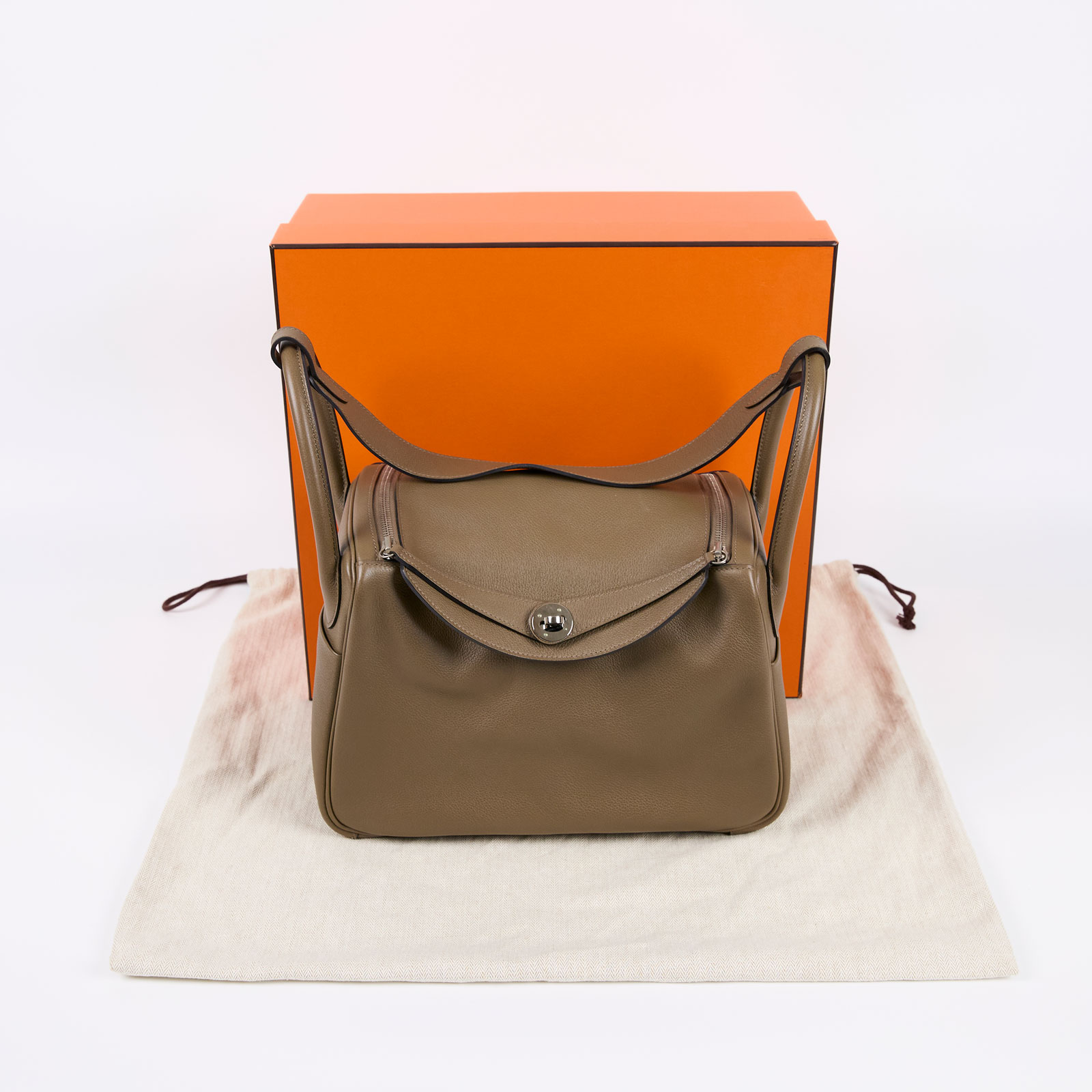 愛馬仕 Hermès Lindy 琳迪包 30 LD30 X刻 駝色LINDY30 原廠盒子/防塵袋