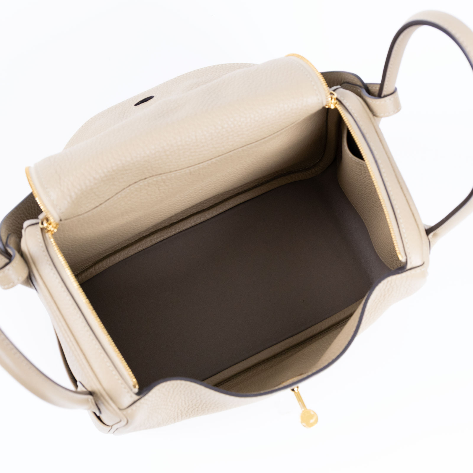 愛馬仕 Hermès Lindy 琳迪包 26 LD26 U刻 風衣灰LINDY26 原廠盒子.防塵袋/購買證明