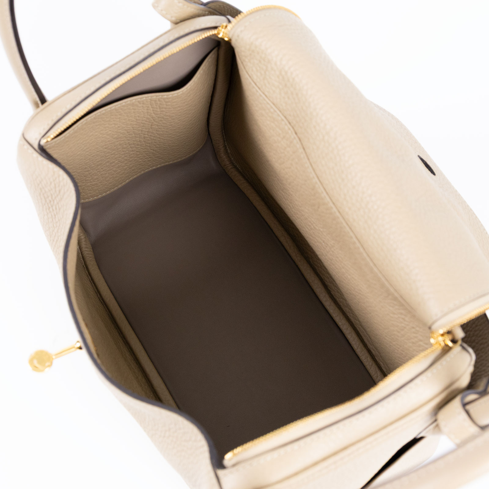 愛馬仕 Hermès Lindy 琳迪包 26 LD26 U刻 風衣灰LINDY26 原廠盒子.防塵袋/購買證明