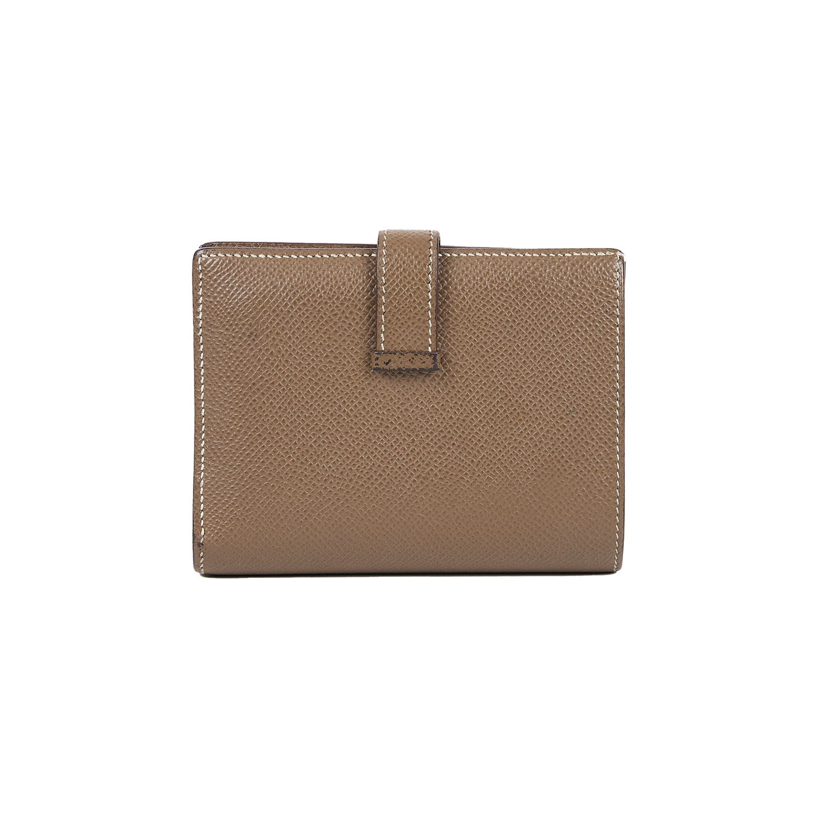 愛馬仕 Hermès Bearn 短夾 BEARN B刻 大象灰BEARN短夾 原廠盒子/購買證明