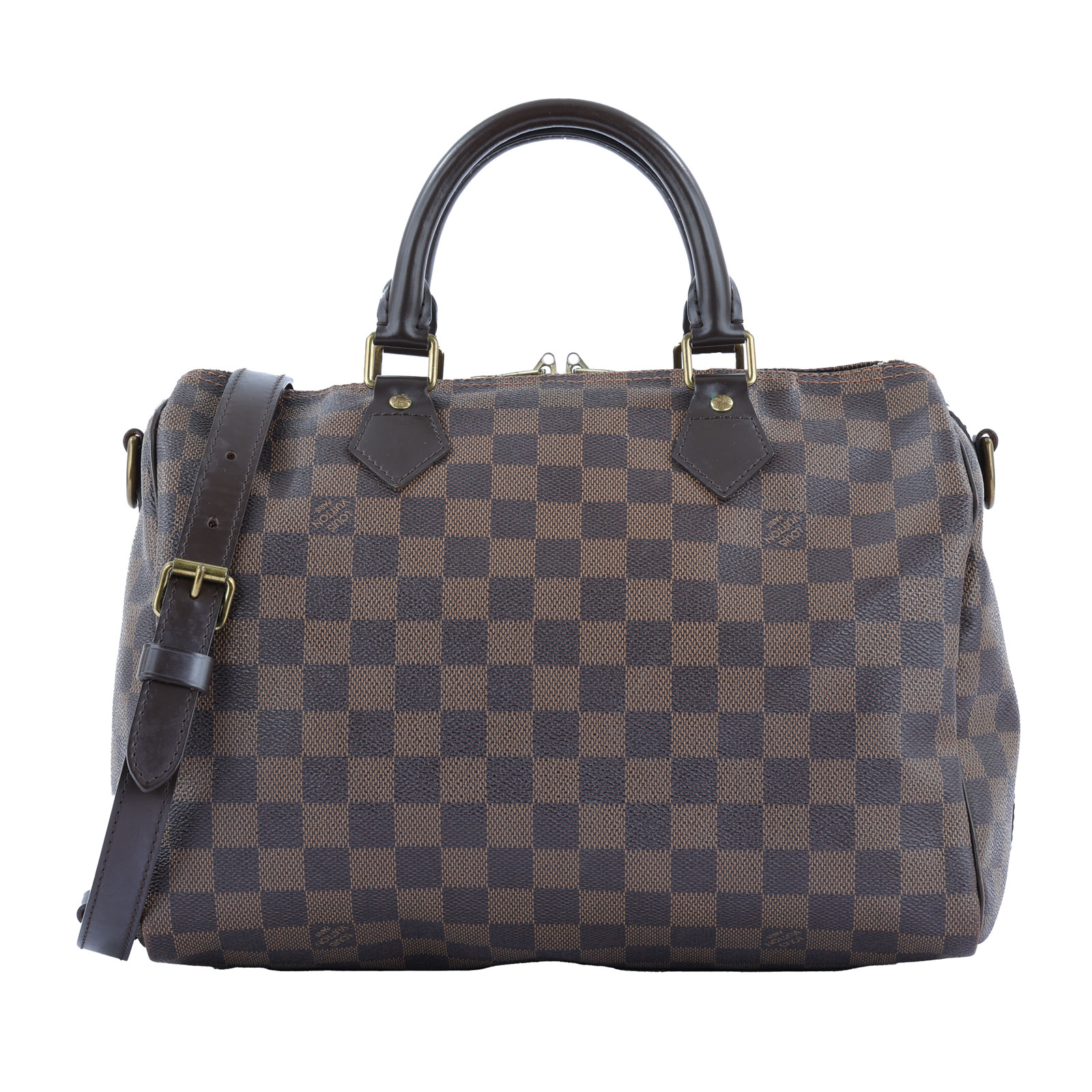 路易威登 LOUIS VUITTON Speedy 30 手提波士頓包 棕棋盤格 N41183 棋盤 SPEEDY 30 背帶款 鎖組