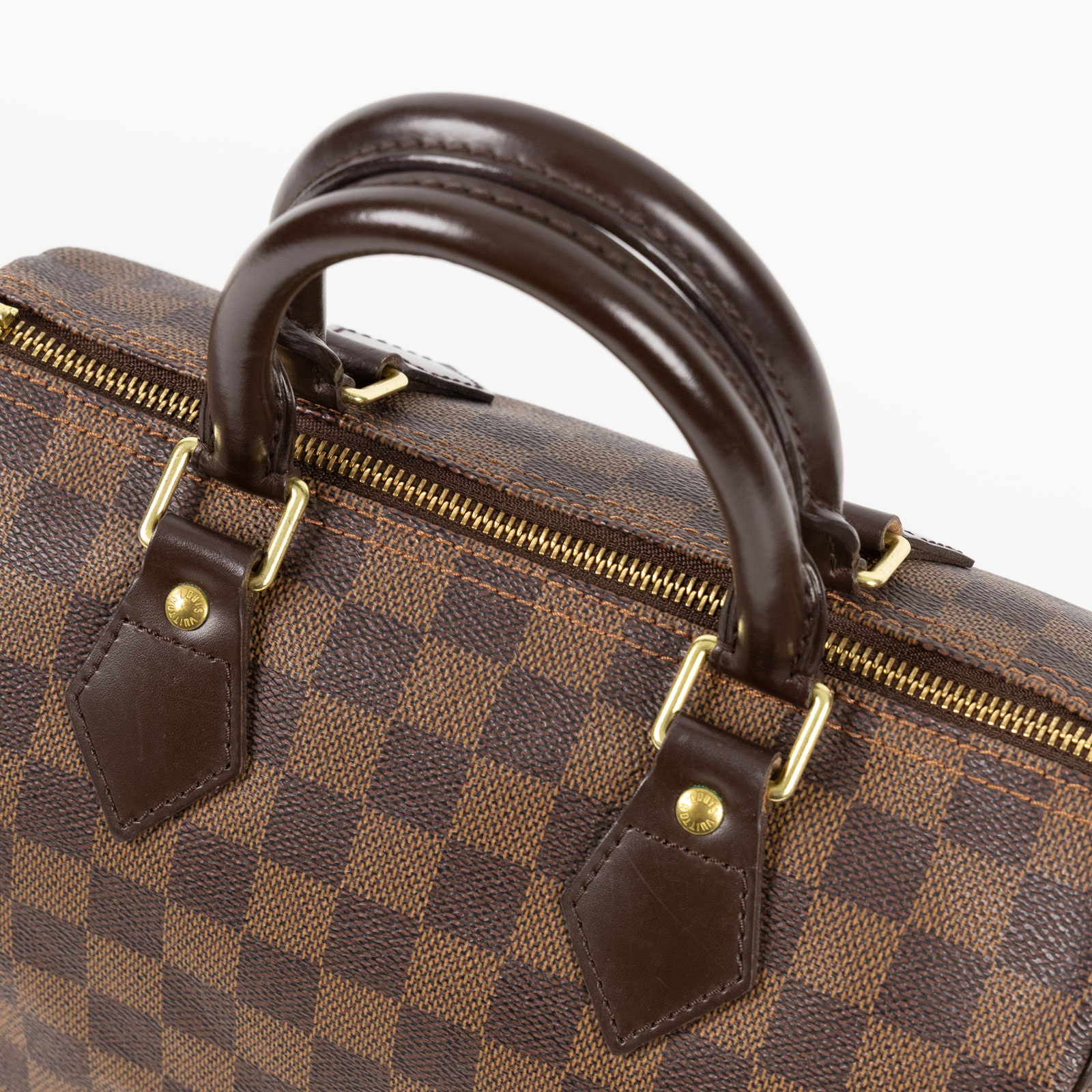路易威登 LOUIS VUITTON Speedy 25 手提波士頓包 棕棋盤格 N41532 棋盤SPEEDY25 舊版 防塵袋/購買證明