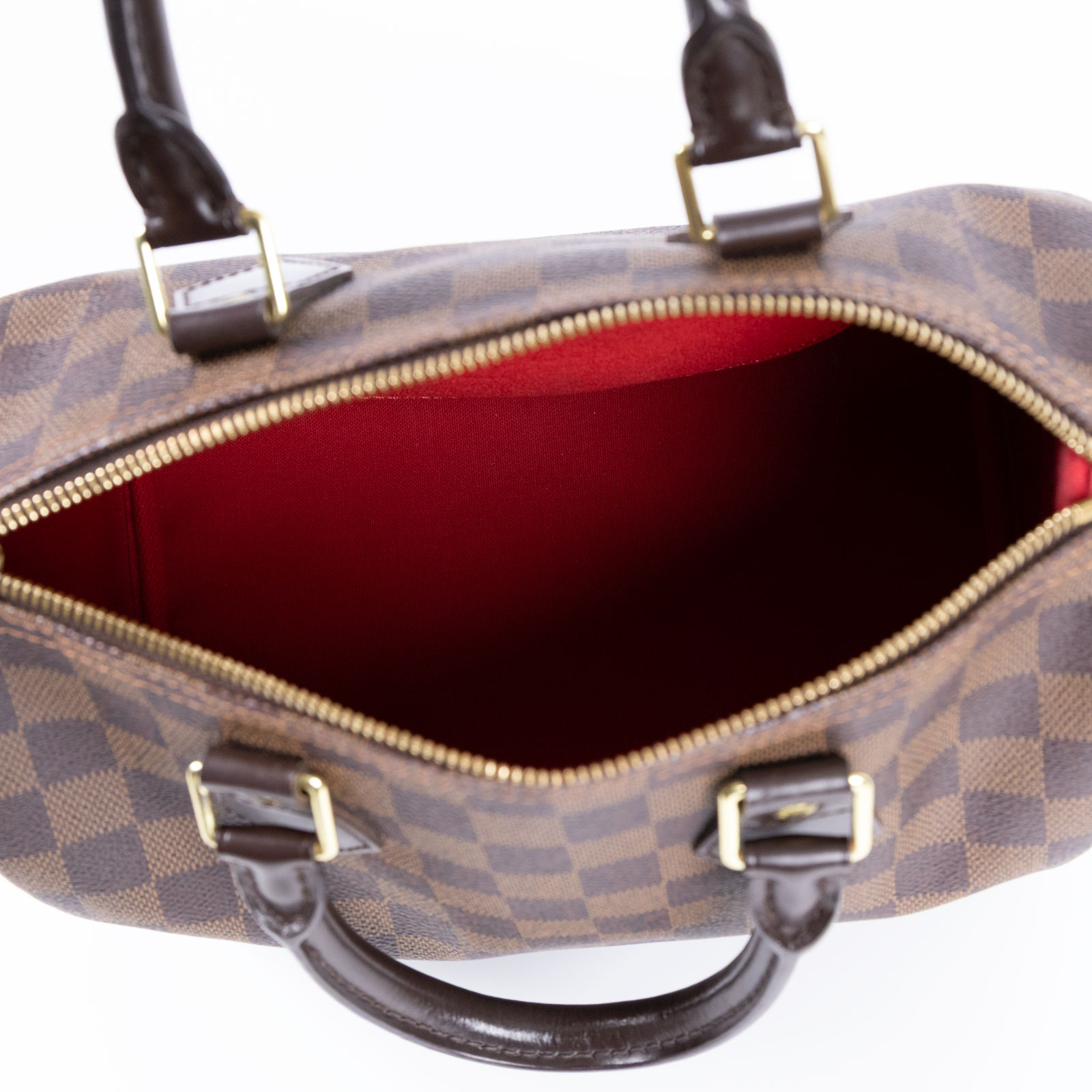 路易威登 LOUIS VUITTON Speedy 25 手提波士頓包 棕棋盤格 N41532 棋盤SPEEDY25 舊版 防塵袋/購買證明