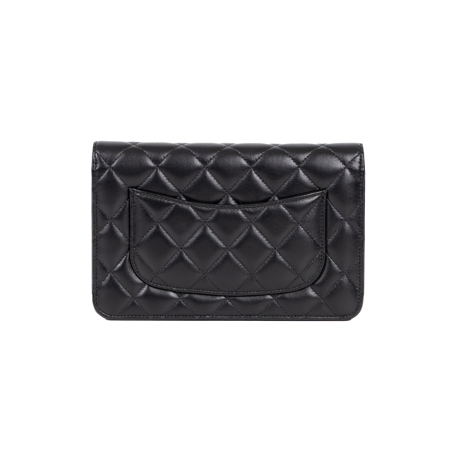 香奈兒 CHANEL So Black Trendy Woc 菱格紋 肩背包  晶片款 黑羊WOC SO BLACK 原廠盒子/防塵袋/購買證明