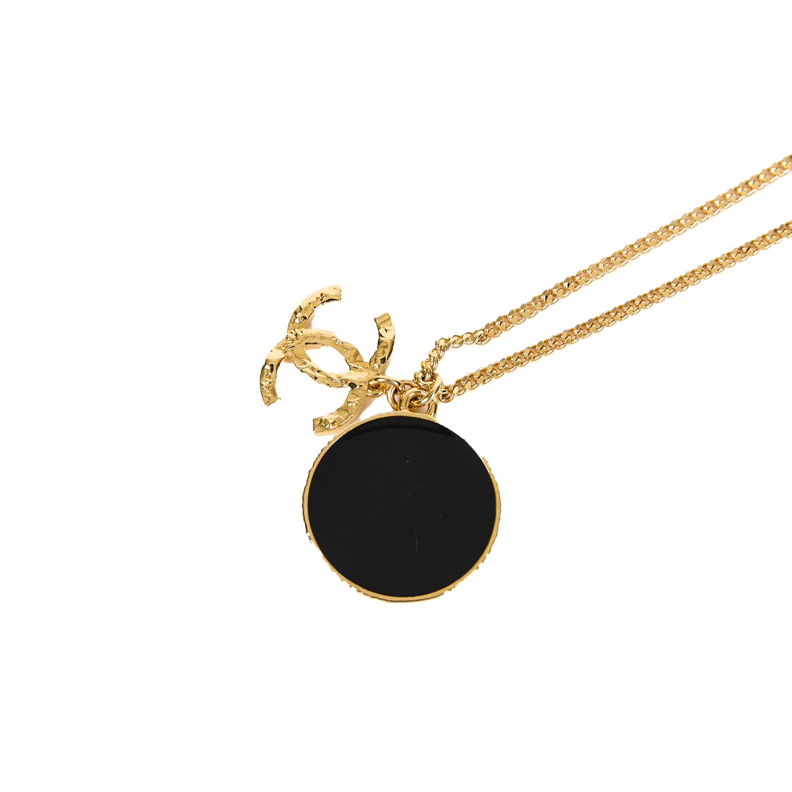 香奈兒 CHANEL 項鍊 L24C 金幣雙C LOGO項鍊 原廠盒子