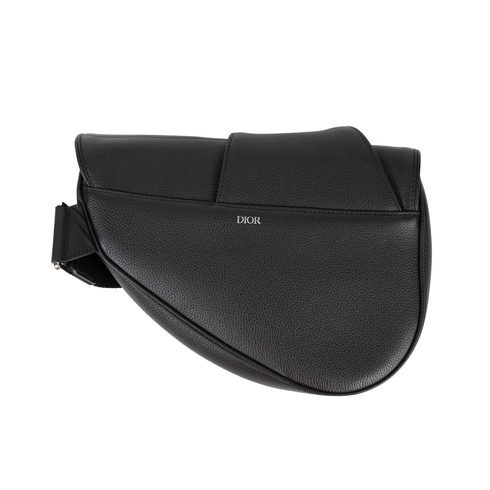 迪奧 CHRISTIAN DIOR Saddle 馬鞍包  黑馬鞍包 防塵袋/ 保證卡