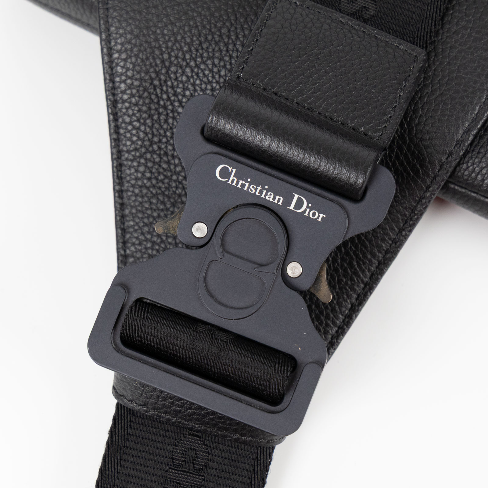 迪奧 CHRISTIAN DIOR Saddle 馬鞍包  黑馬鞍包 防塵袋/ 保證卡