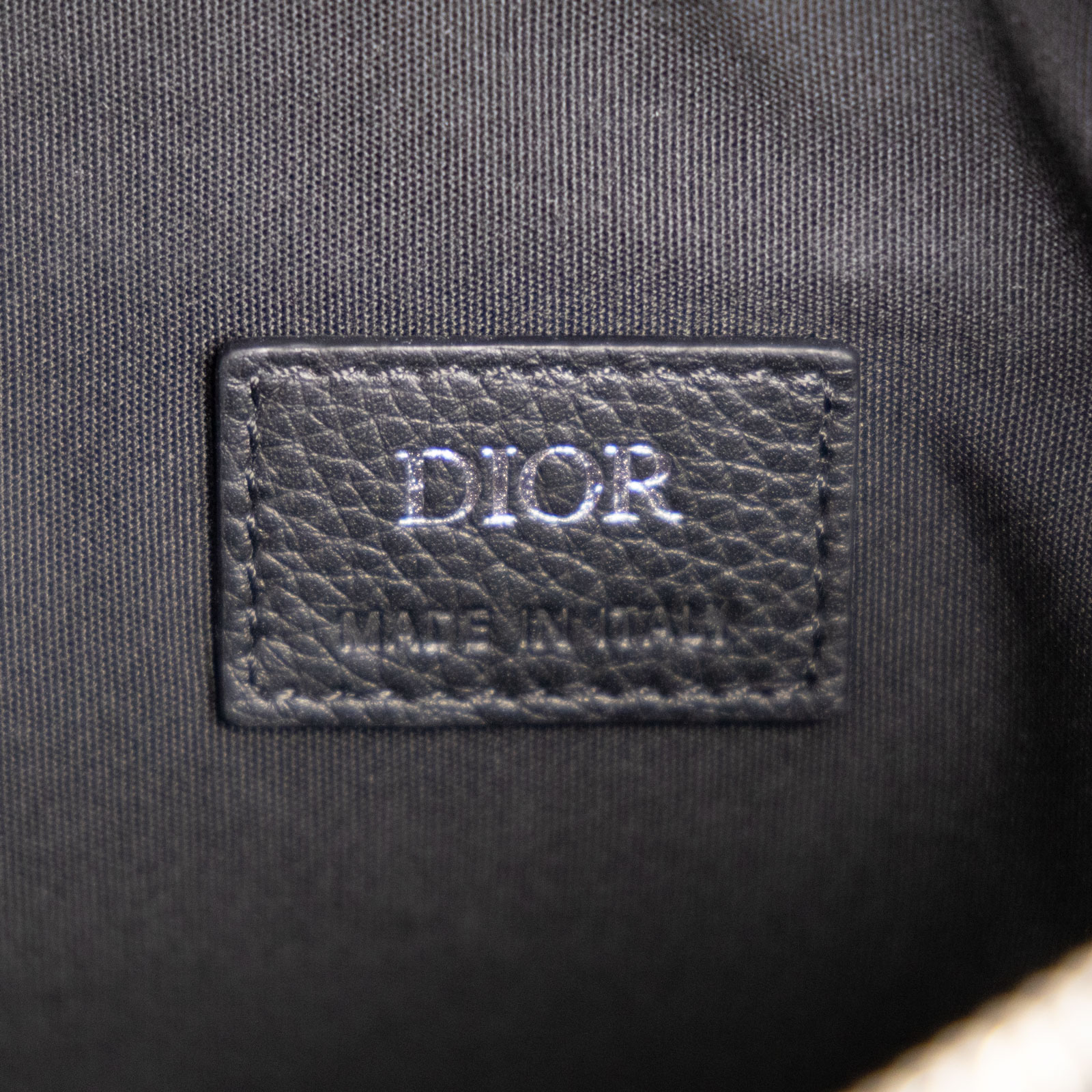 迪奧 CHRISTIAN DIOR Saddle 馬鞍包  黑馬鞍包 防塵袋/ 保證卡
