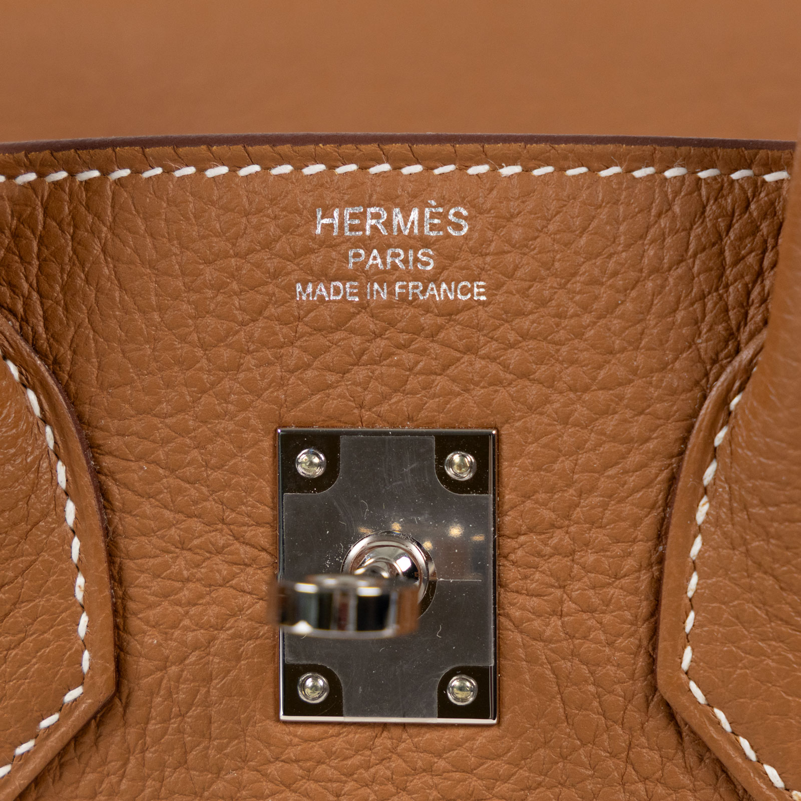愛馬仕 Hermès Birkin Bag 柏金包 25 BK25 W刻 GOLD/TOGO 金棕銀釦BIRKIN25 原廠盒子/防塵袋/購買證明