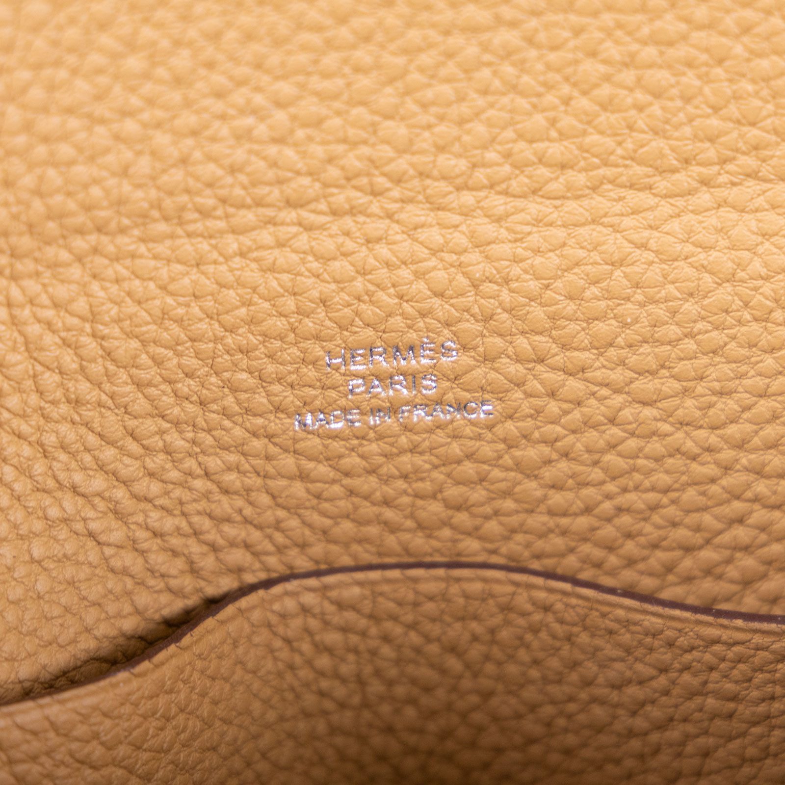 愛馬仕 Hermès Videpoche 單肩斜背包 VIDEP B刻 餅乾 VIDEPOCHES 斜背包 原廠盒子/防塵袋/購買證明影本